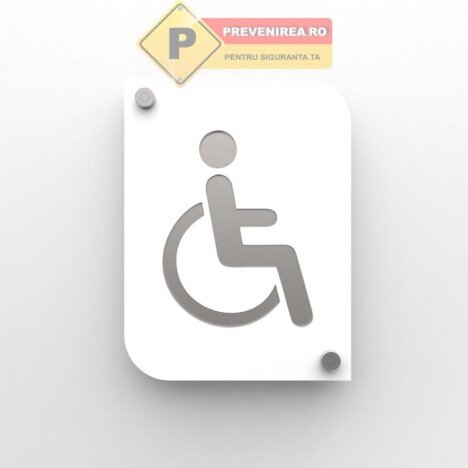 Placute wc persoane cu handicap si dizabilitati