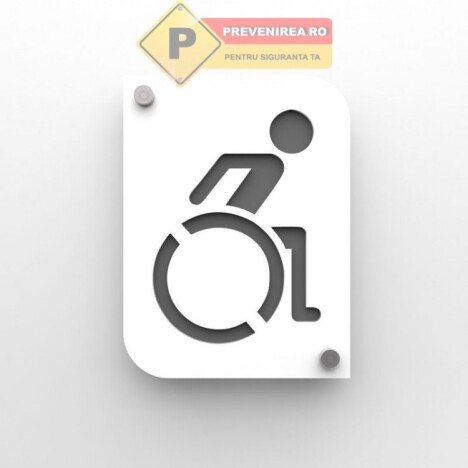 Placute wc persoane cu handicap si dizabilitati